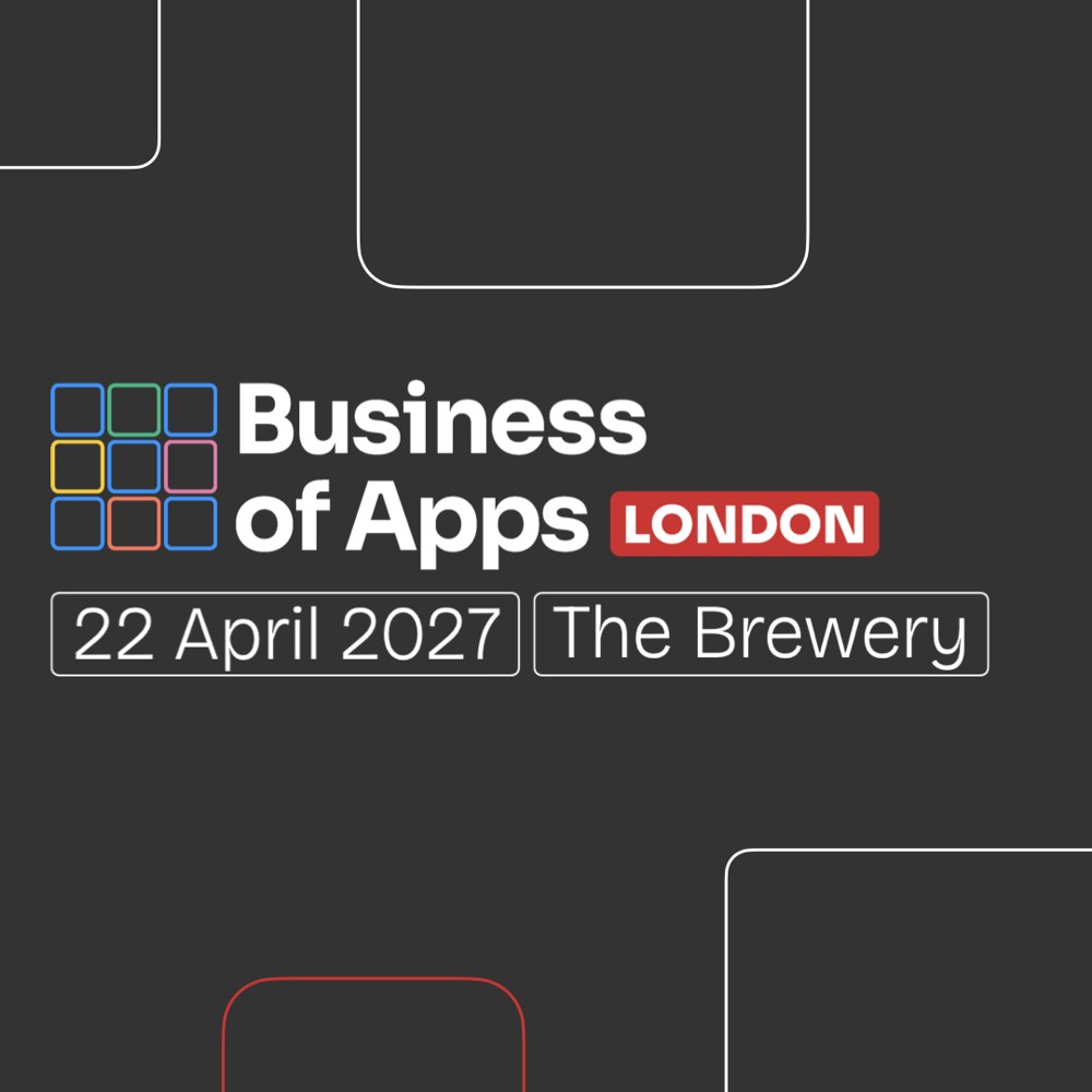 Business of Apps London 2027 branding.