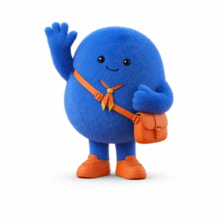 Spot waving goodbye